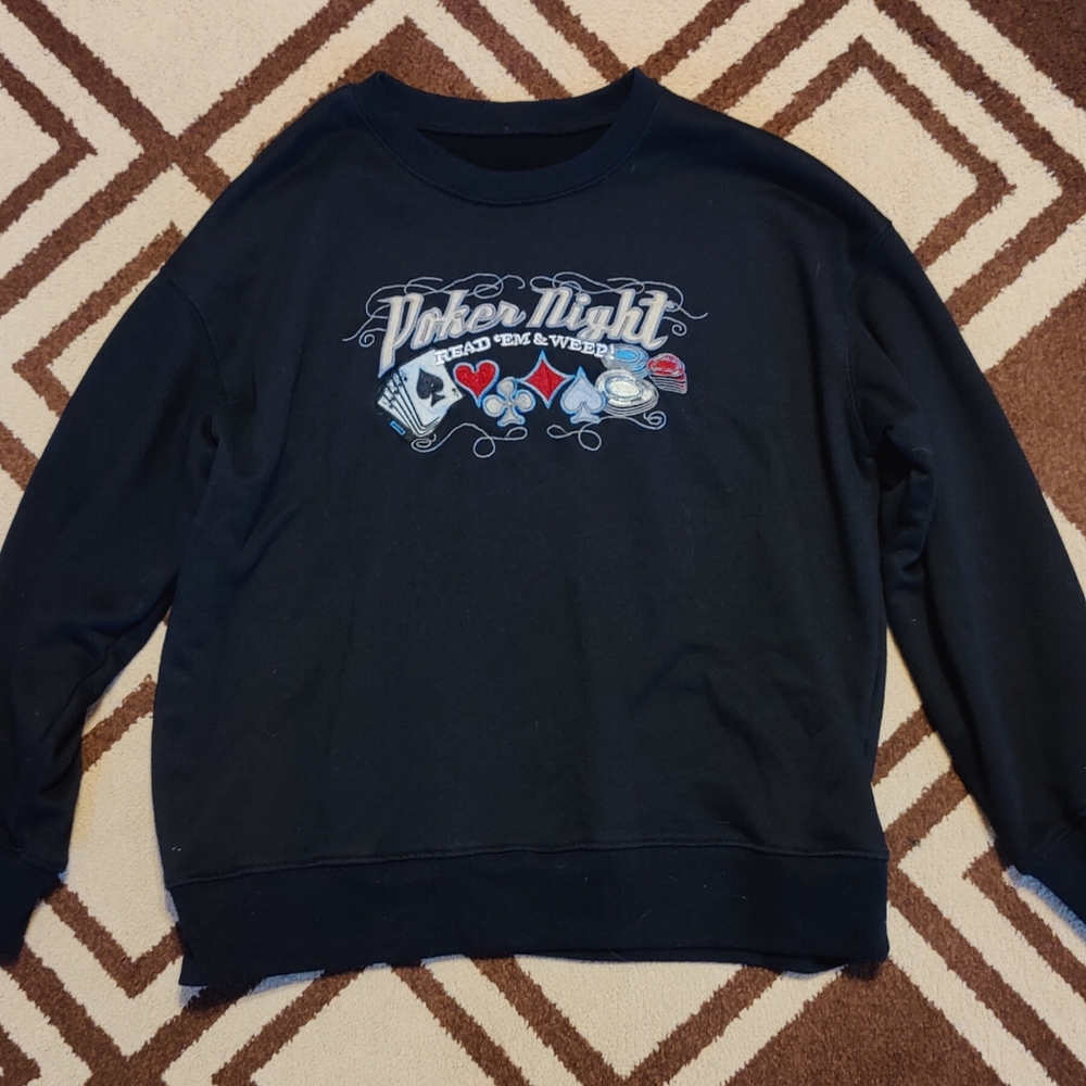 Navy sweatshirt